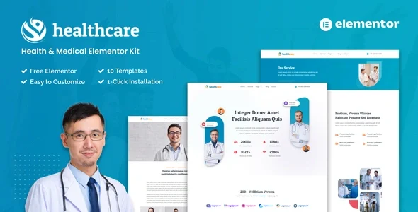 Healthcare - Health & Medical Elementor Template Kit