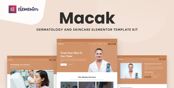 Macak - Dermatology Clinic Elementor Template Kit