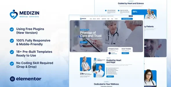 Medizin - Medical Services Elementor Template Kit