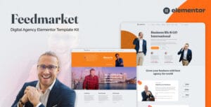 Feedmarket - Digital Agency Elementor Template Kit