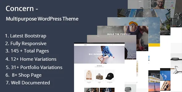Concern - Multipurpose and Portfolio WordPress