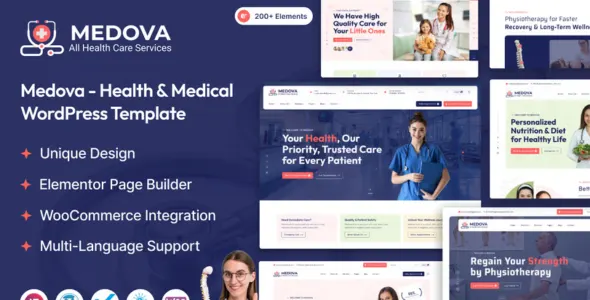 Medova – Health & Medical WordPress Theme