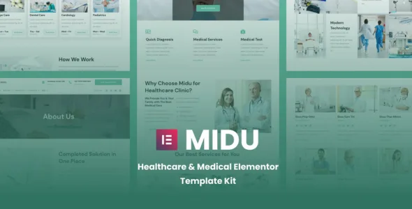Midu - Healthcare & Medical Elementor Template Kit