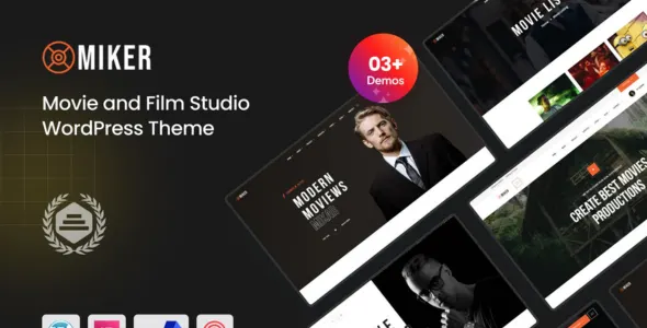 Miker - Movie and Film Studio WordPress Theme