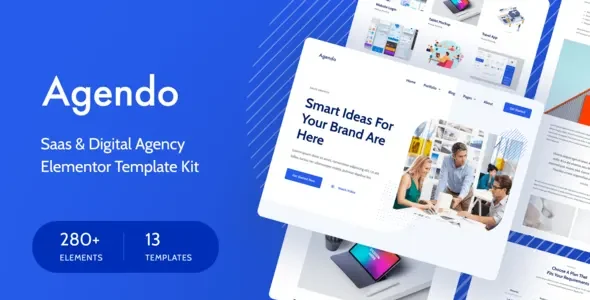 Agendo - Digital Agency & Creative Elementor Template Kit