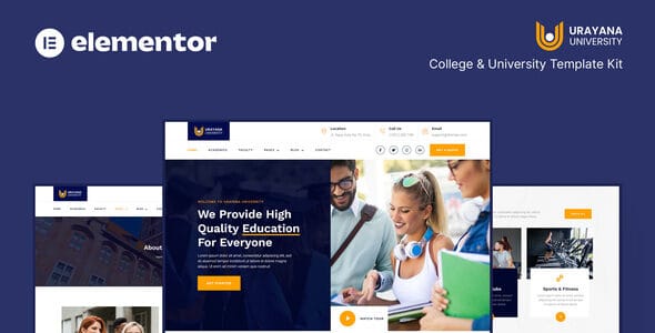 Urayana - University & College Elementor Template Kit