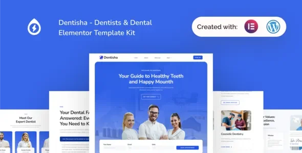 Dentisha - Dentists & Dental Elementor Template Kit