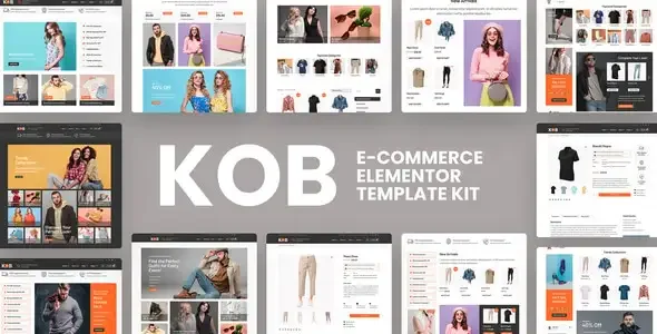 Kob - E-Commerce Elementor Pro Template Kit
