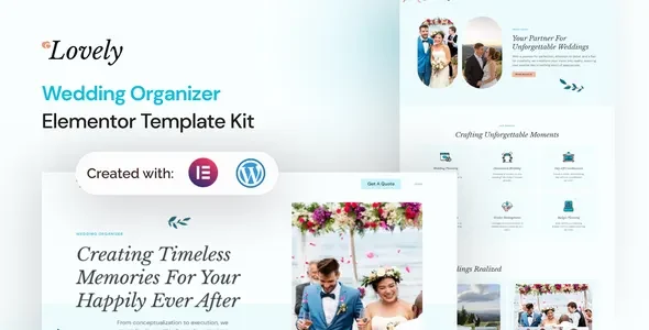 Lovely - Wedding Organizer Elementor Template Kit