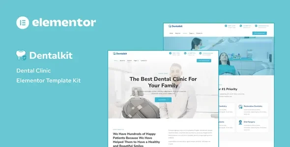 Dentistkit - Dental Clinic Elementor Template Kit