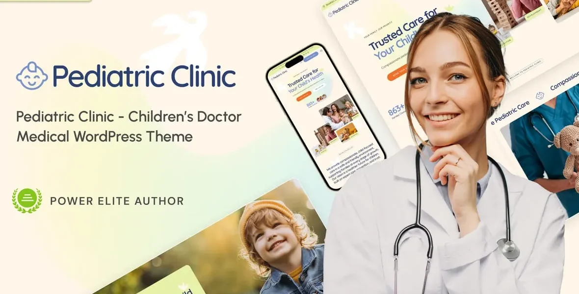 Pediatric Clinic - Children’s Doctor Medical Theme