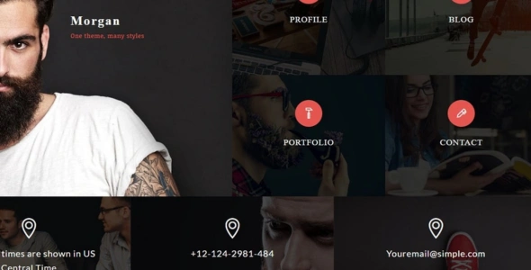 Morgan - Resume, vCard and Profile Theme