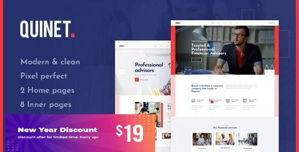 Quinet - Business Consulting WordPress Theme