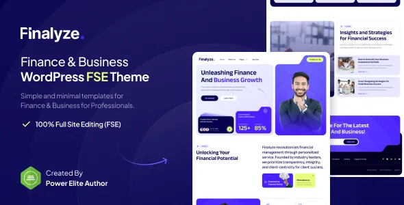 Finalyze – Finance & Business FSE WordPress Theme