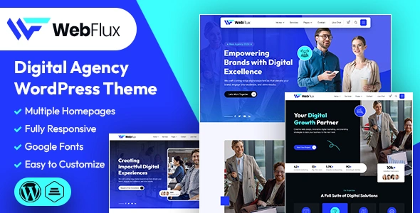 WebFlux - Digital Agency Elementor Template Kit